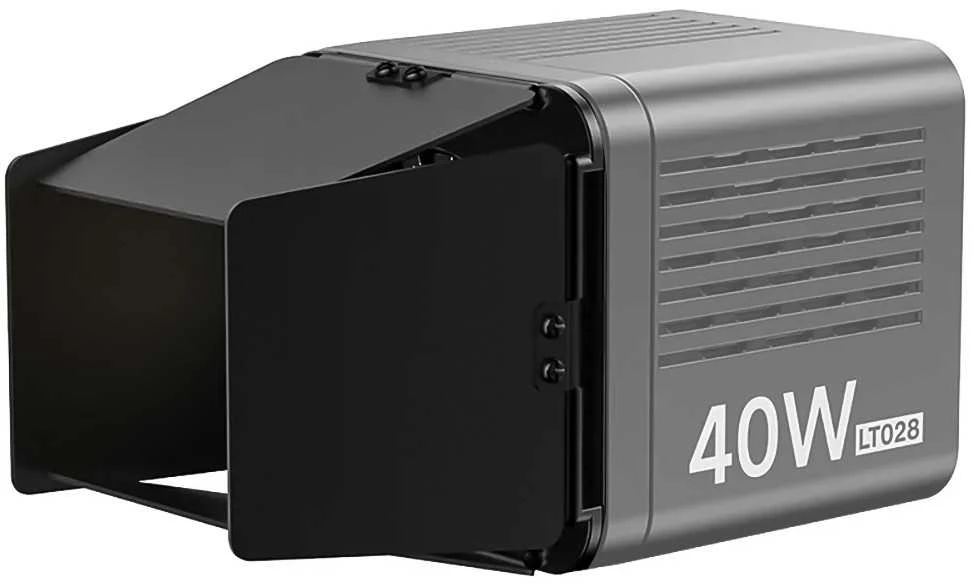Lubinis šviestuvas Apšvietimo Priedas - ULANZI M4 Mini Bowens Montavimo 40W COB LED Šviesa Juoda