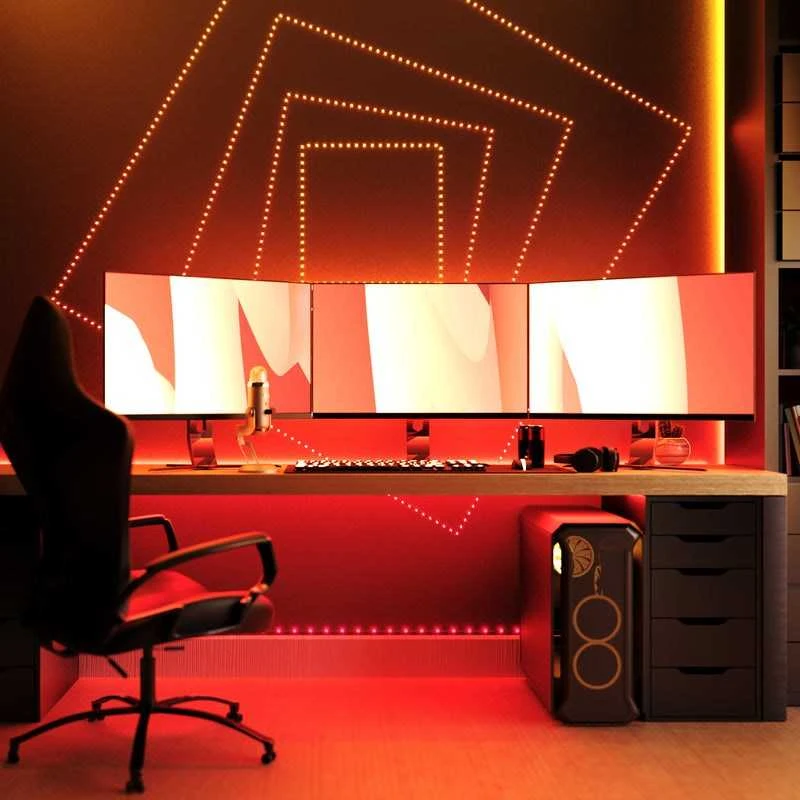 Lubinis šviestuvas „Twinkly | Dots“ išmaniosios LED lemputės 200 RGB (daugiaspalvės), 10 m, skaidrios | RGB – daugiau nei 16 mln. spalvų