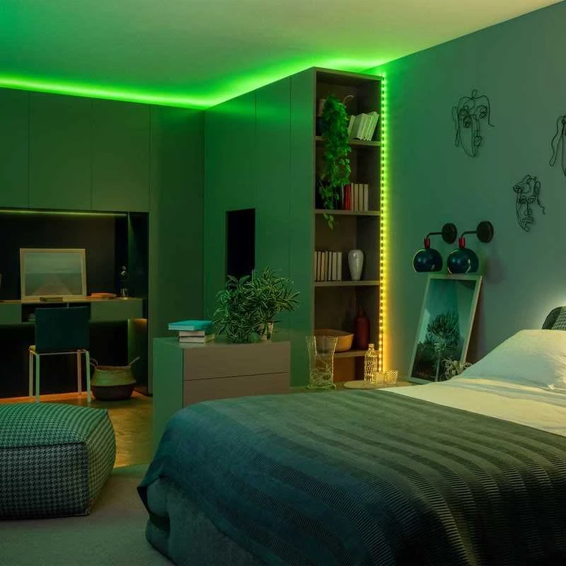 Lubinis šviestuvas „Twinkly | Dots“ išmaniosios LED lemputės 200 RGB (daugiaspalvės), 10 m, skaidrios | RGB – daugiau nei 16 mln. spalvų