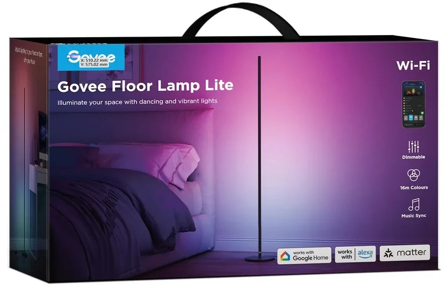 „Govee H8076“ žibintuvėlis Lite | Žiedinis žibintuvėlis | RGBICW, 1000 lm, 2,4 GHz „Wi-Fi“ + „Bluetooth“