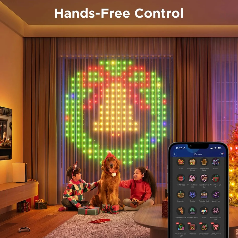 Govee H70BC išmanioji šviesų girlianda su „Wi-Fi“ / „Bluetooth“