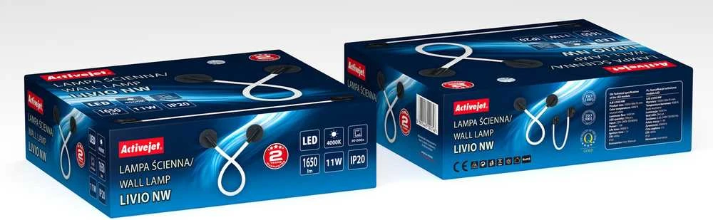 LED Šviestuvas - Activejet Livio Nw