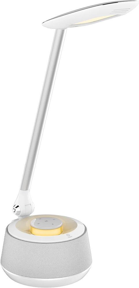 LED Stalinė Lempa - Platinet PDLU9A 18 W Su Bluetooth Garsiakalbiu Ir USB Įkrovikliu