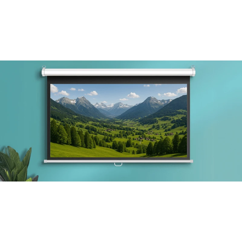 Lubinis šviestuvas Projektoriaus Ekranas - Camrock Matte W 100 100" 16:9 Rankinis Ištraukiamas