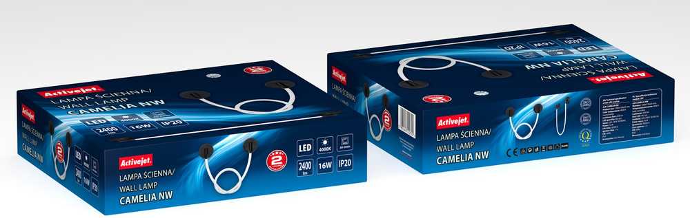 Sieninis šviestuvas Sieninis Apšvietimas - Activejet Aje-Camelia LED 16 W