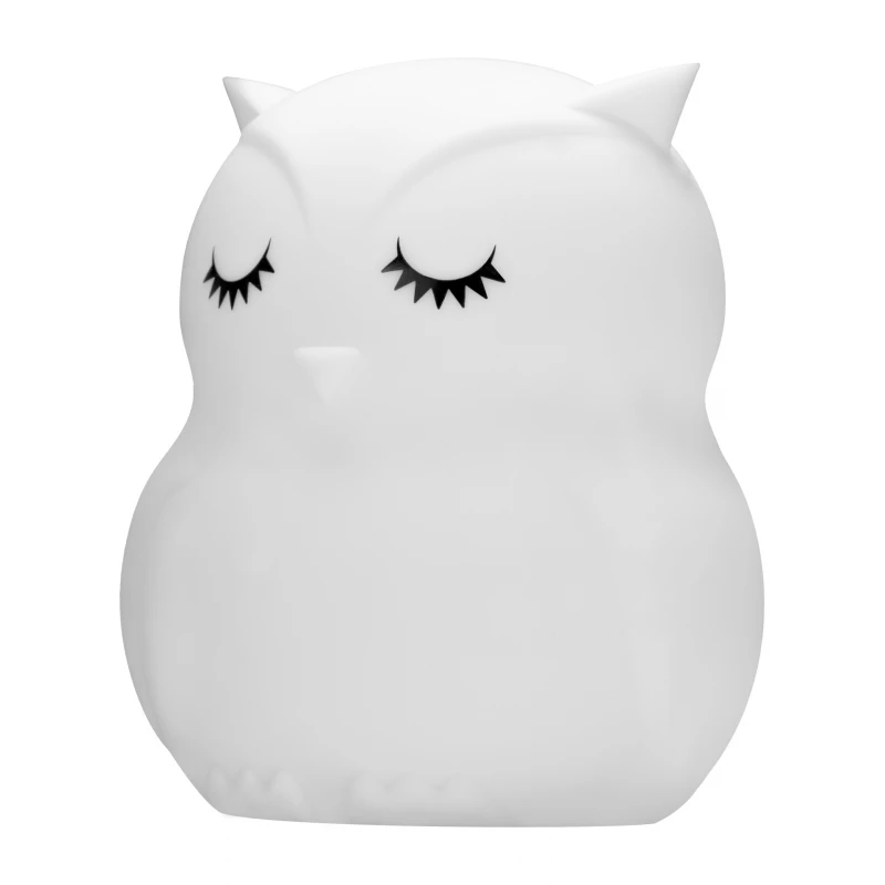 Lubinis šviestuvas Silikoninė LED Lempa - Redleaf Silly Owl