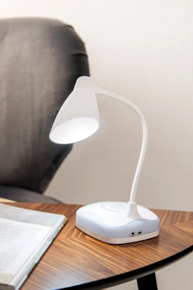Activejet LED desk lamp AYE-CLASSIC PLUS baltas