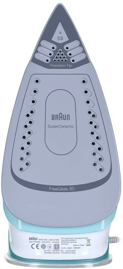 BRAUN TexStyle 5 Garų lygintuvas SI 5017 GR, 2700W, Žalias
