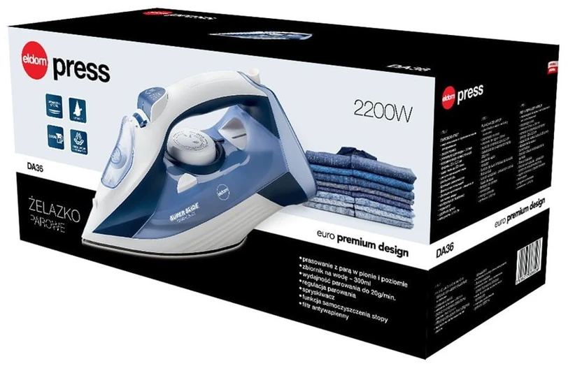 Eldom Garų lygintuvas DA36 press 2200 W