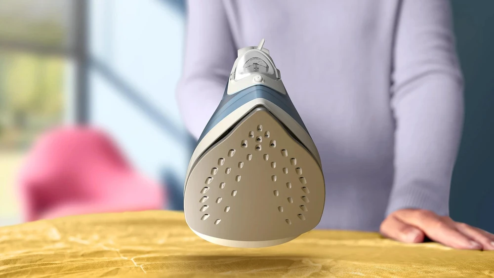 Philips 2000 series DST2010/20 iron Garų lygintuvas Nelipnus padas 2000 W Pilkas