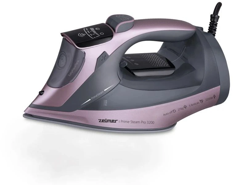 Lygintuvas - Zelmer ZIR4900 PrimeSteam 3 200 W Garinis Lygintuvas, Pilkai Violetinis