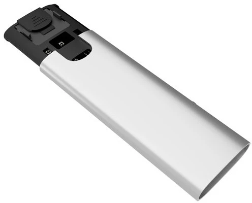 NATEC RHINO M.2 NVME LITE EXTERNAL SSD ENCLOSURE USB-C 3.2 GEN 2 ARCTIC Sidabrinis