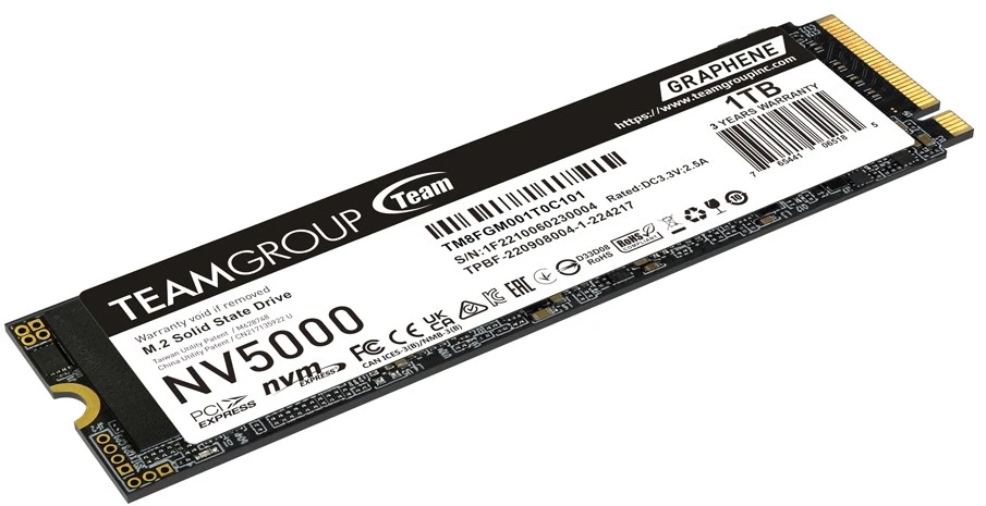 Team Group M.2 Teamgroup 1 TB NV5000 TM8FGM001T0C101 PCIe M.2 PCIe 4.0 x4