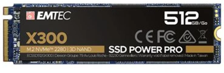 Emtec SSD M2 NVME X300 512GB Power Pro