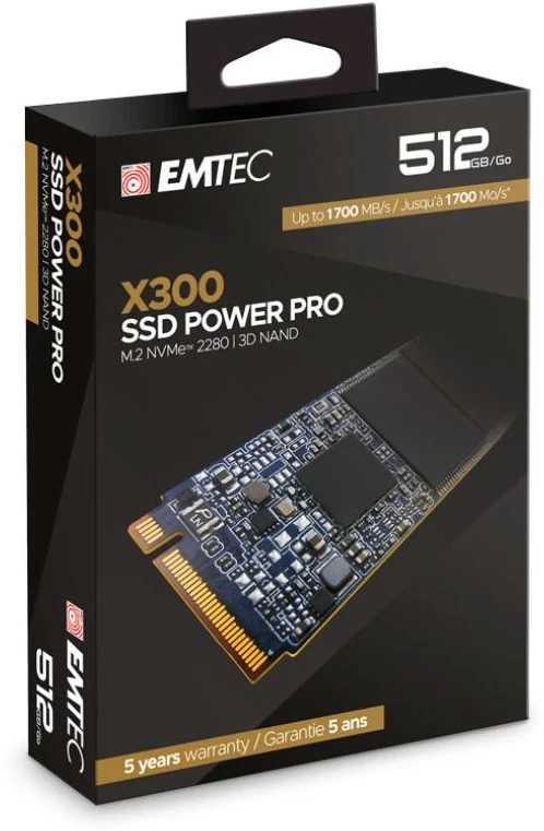 Emtec SSD M2 NVME X300 512GB Power Pro