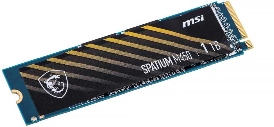 SSD kietasis diskas MSI SPATIUM M450 PRO, 1 TB PCIe Gen4x4 M.2 2280 SSD