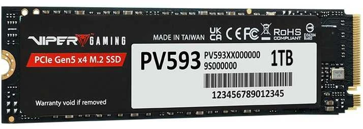 Patriot Viper PV593 M.2 PCI-E Gen5 x4 NVMe2 1TB 14G (PV593P1TBM28H)