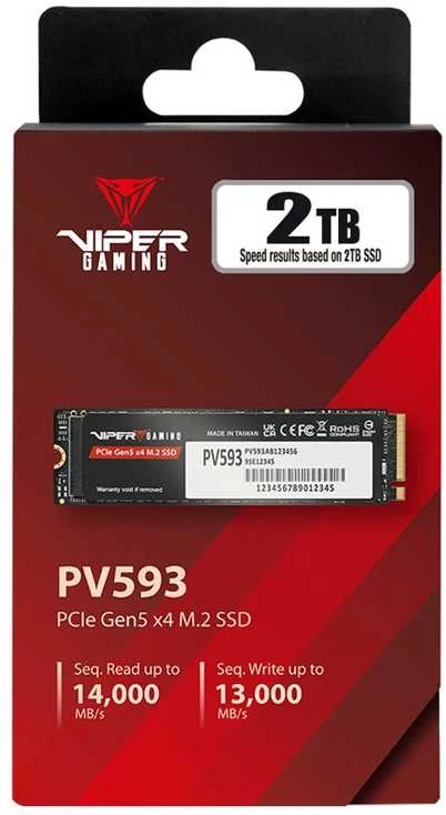 Patriot Viper PV593 M.2 PCI-E Gen5 x4 NVMe2 2TB 14G