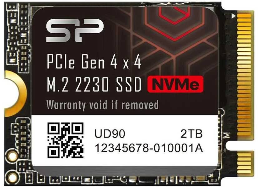 Silicon Power SSD | UD90 2230 | 1000 GB | Solid-state drive sąsaja PCIe Gen 4x4 | Skaitymo greitis 4900 MB/s | Rašymo greitis 3200 MB/s