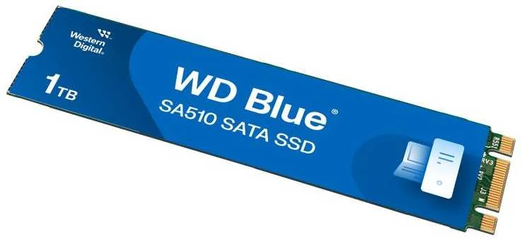 M.2 SSD - Western Digital Mėlyna SA510 1TB 6000 MB/s Vidinis Kietasis Diskas Juodas
