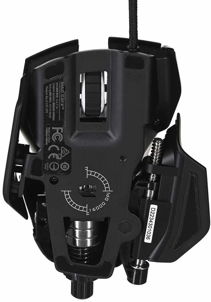 Žaidimų pelė  Mad Catz R.A.T. 8+, juoda