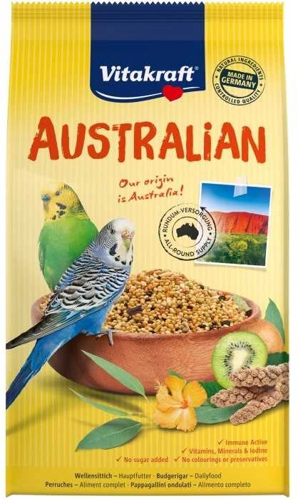 Paukščių maistas - VITAKRAFT Australijos papūgos papūgos 800g grūdų be sojų