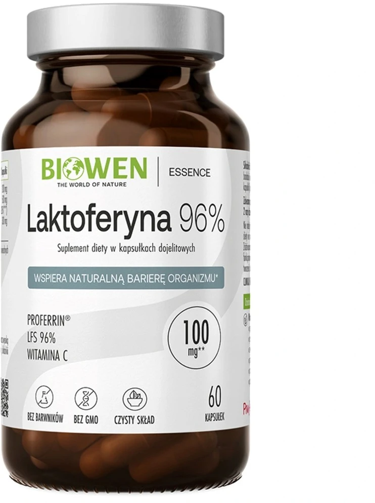 Maisto papildas - Biowen Lactoferrin 96% 60 kapsulių