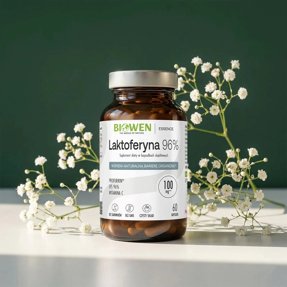 Maisto papildas - Biowen Lactoferrin 96% 60 kapsulių