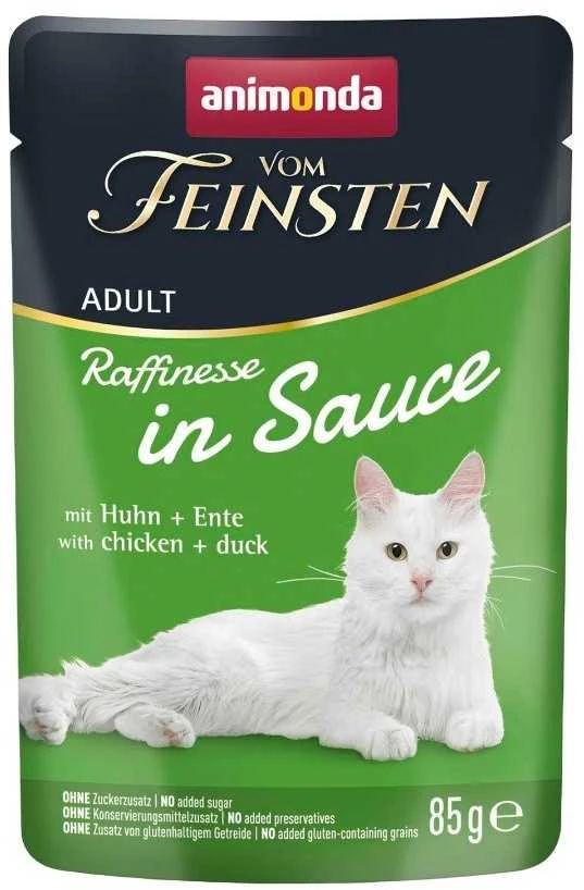 Animoda Maisto produktai - ANIMONDA Vom Feinsten Raffinesse vištiena with antiena Wet Food 85g
