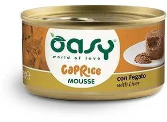 Maisto produktai - Oasy Caprice Mousse Kepenų 85g Be Gluteno Drėgnas Maistas
