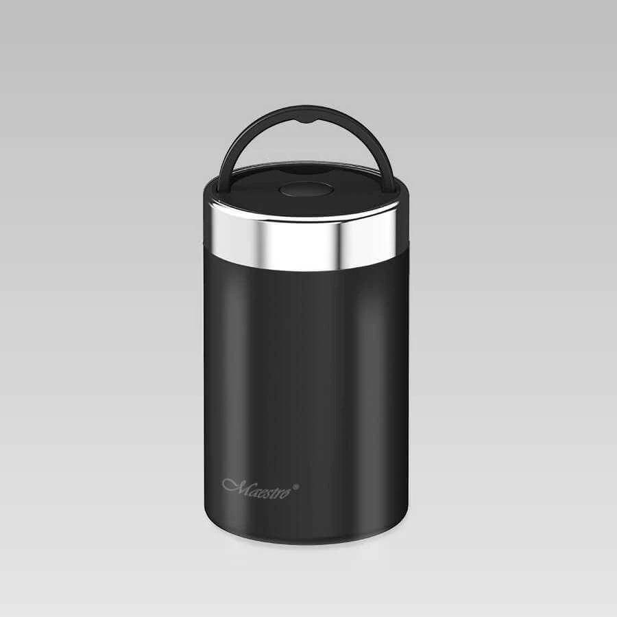 Maestro MR-1649-50-Baltas Food thermos 0.5 l Juodas