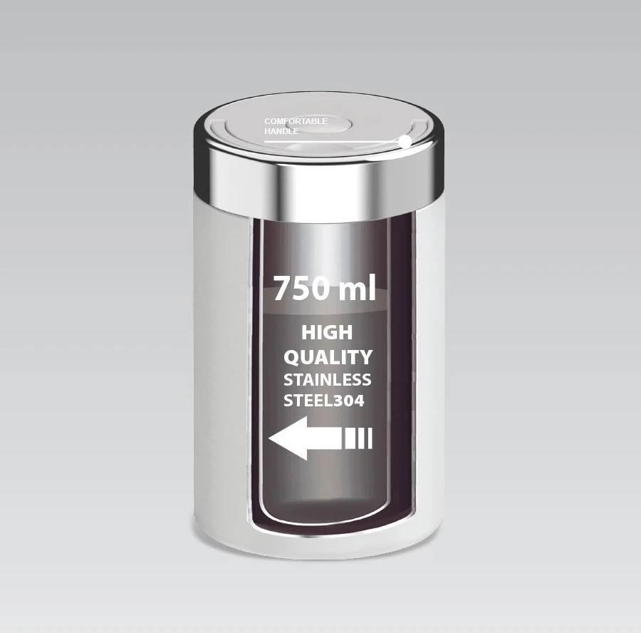 Termosas pietums MAESTRO MR-1649-75-Baltas 750 ml
