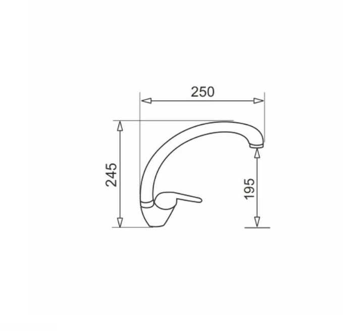 PYRAMIS OSSIA granite faucet vanilla