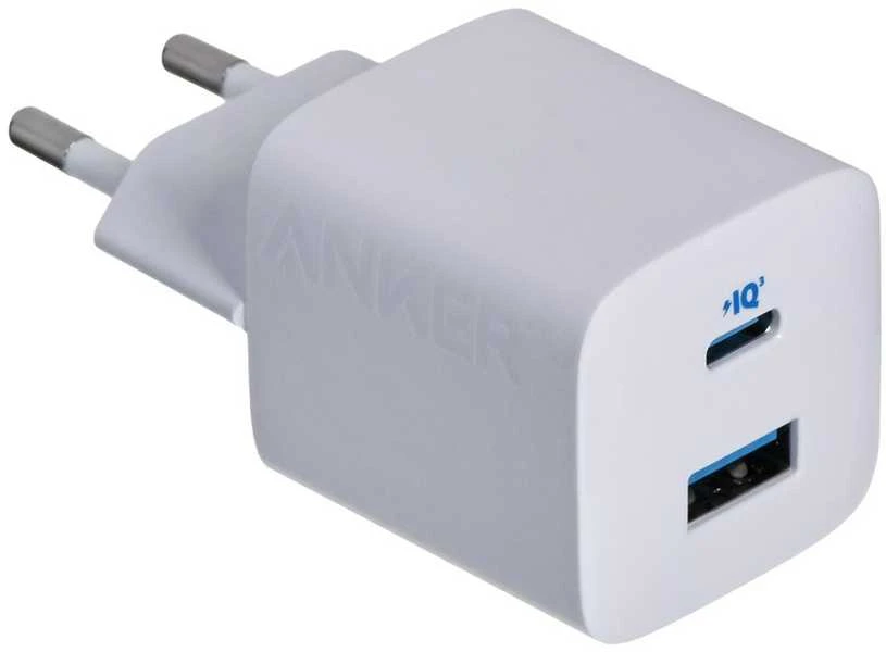 Anker 323 Wall Charger 33W 1A/1C, Baltas | Anker