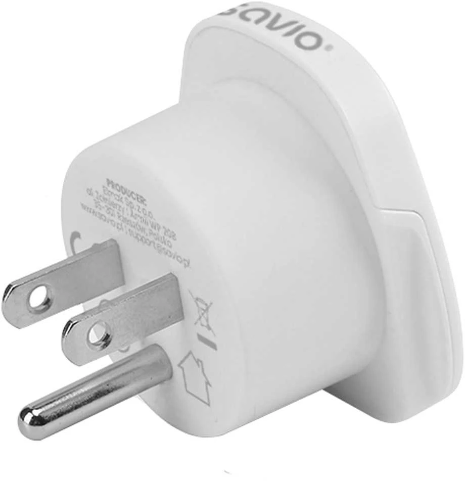 Savio AP-07 maitinimo adapteris/keitiklis Universalus 2500 W Baltas