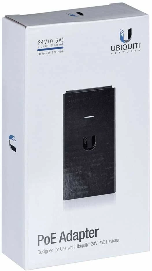 Ubiquiti Extra Gigabit PoE prievadai, 24V, juodi PoE-24-12W-G / UBI-PoE-24-12W-G