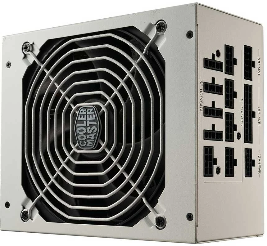 Maitinimo blokas - Cooler Master MWE Gold 1250 V2 ATX 3.0 Baltas