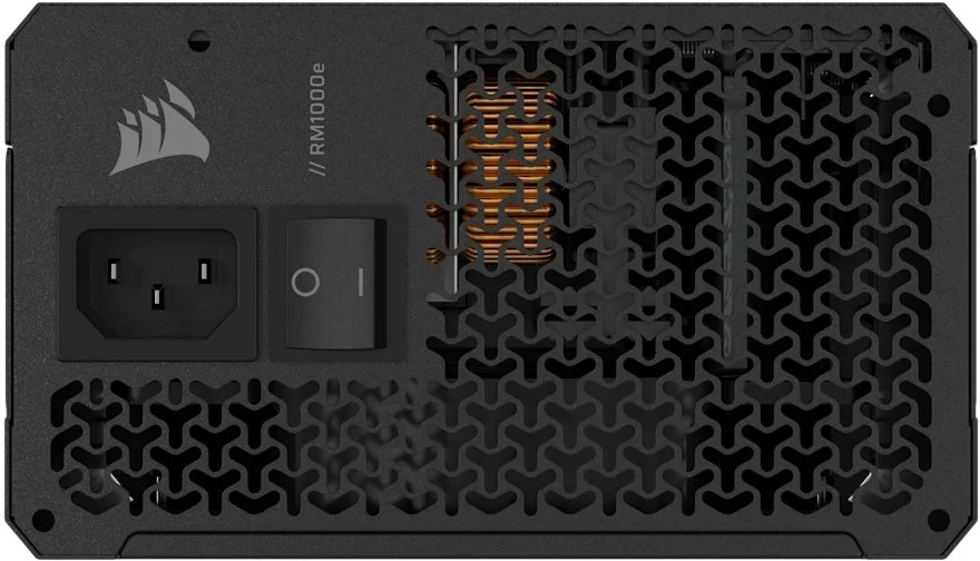 CORSAIR RMe serijos RM1000e 1000 vatų ATX 3.1 PCIe 5.1 Cybenetics Gold sertifikuotas visiškai modulinis maitinimo šaltinis