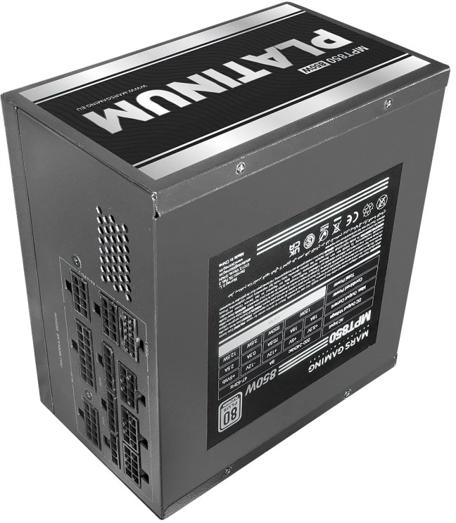 tacens Mars Gaming MPT850 maitinimo blokas 850 W 24-pin ATX ATX juodas