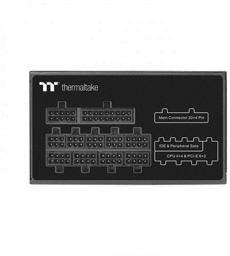 Thermaltake Toughpower PF1 maitinimo blokas 850 W 24-pin ATX ATX Juoda