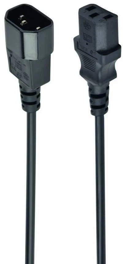 Gembird Cablexpert | PC-189 | Juodas | C14 coupler | C14 coupler