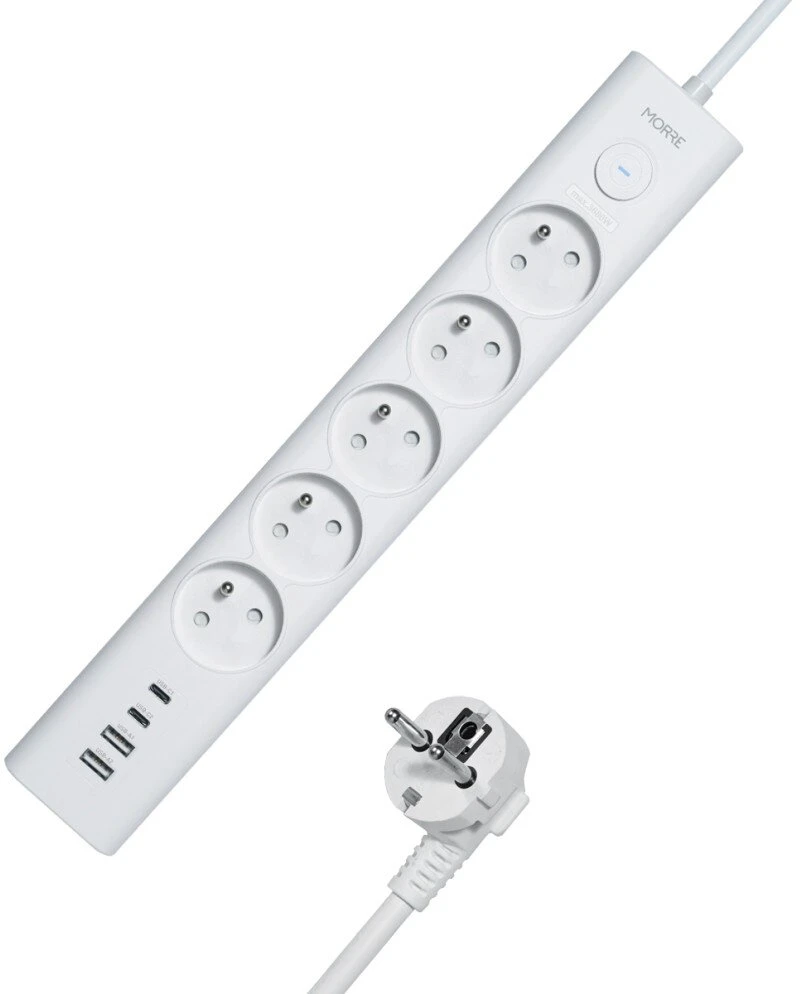 Tiross MORRE MAITINIMO JUOSTA 5G 2xUSB, 2xUSB-C, 1,5m