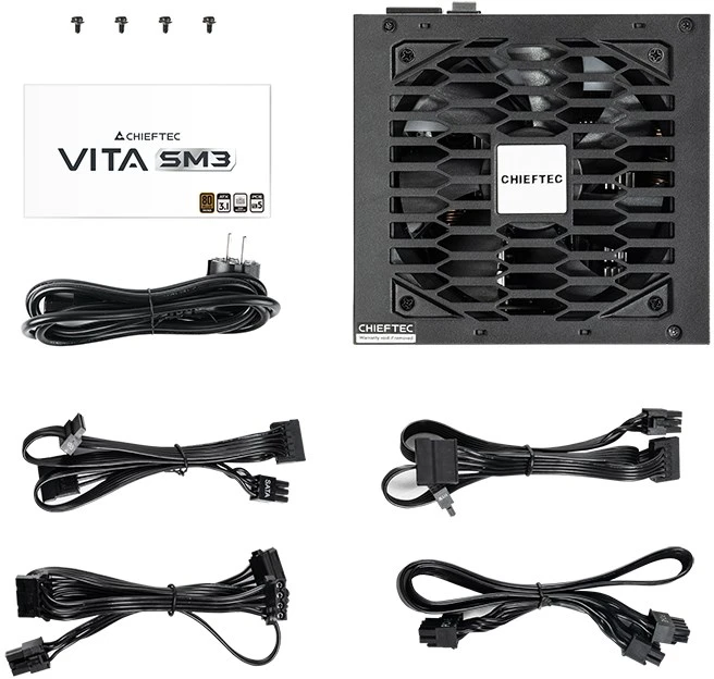 CHIEFTEC 750W ATX 100-240V 80+Bronze PSU 12cm fan semi-modular retail pk