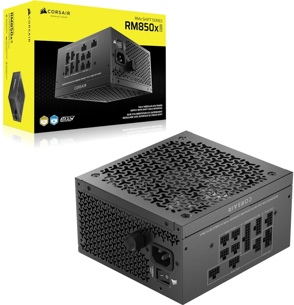 Corsair RMx Shift Series RM850x power supply unit 850 W 24-pin ATX ATX Juodas