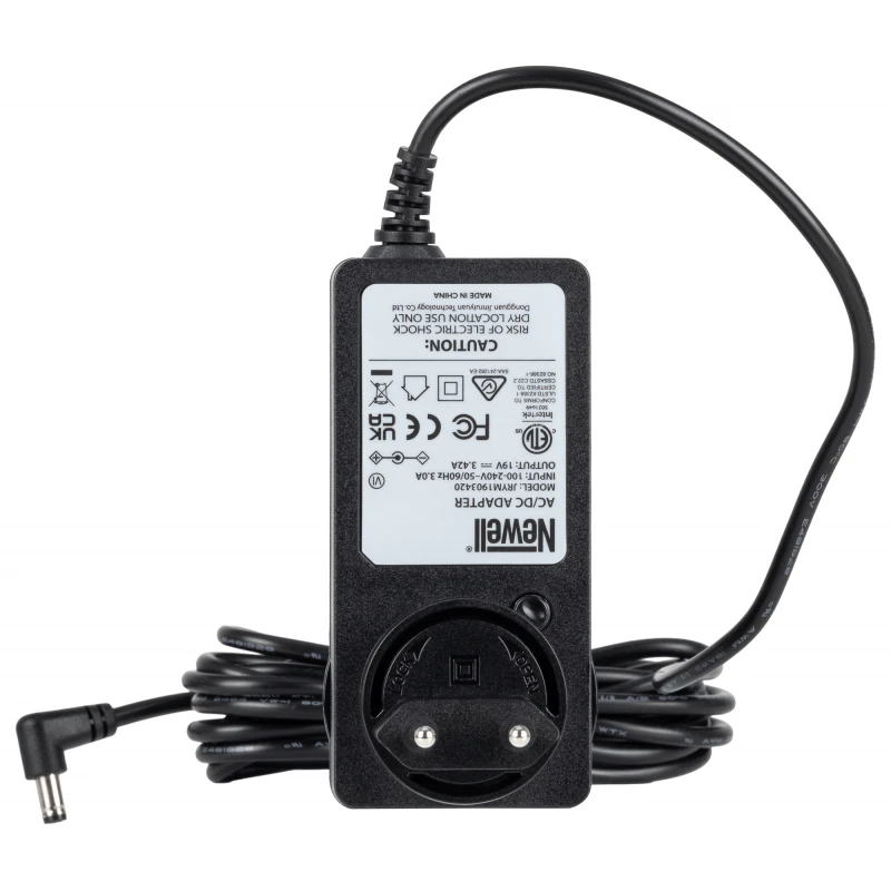 Maitinimo šaltinis - Newell AC Adapteris 19V 3.42A DC 5.5/2.1 mm Juodas