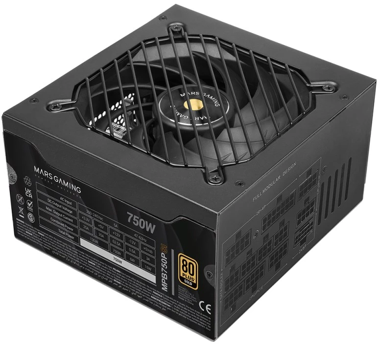 TACENS MARS MPB750PSI 750W DC-DC, ATX 3.1, PCIe 5.1, 80PLUS GOLD – maitinimo blokas (PSU)