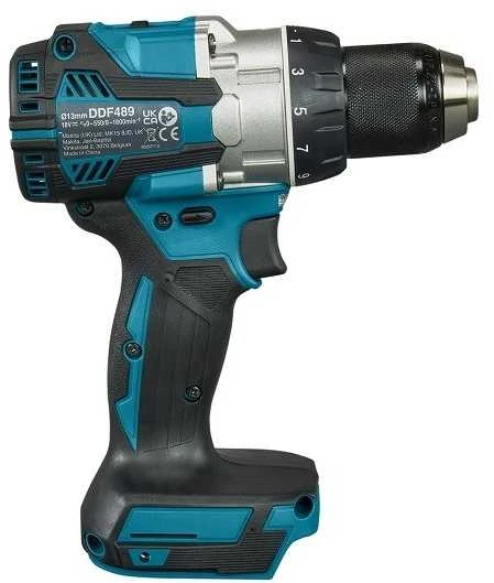 Makita DDF489Z Akumuliatorinis gręžtuvas, 18 V, 70/40 Nm, be akumuliatoriaus ir kroviklio