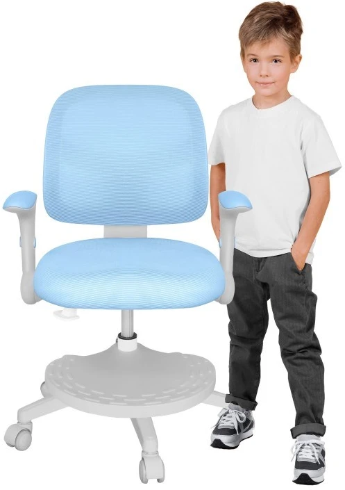 Besisukantis fotelis «Mark Adler Junior 5.0 Mėlyna», mėlynos spalvos