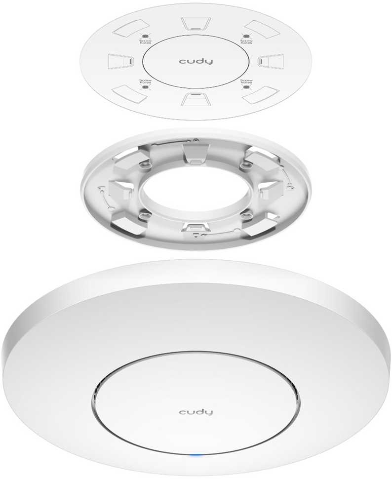 Cudy AC1300 Baltas Maitinimo per Ethernet (PoE)