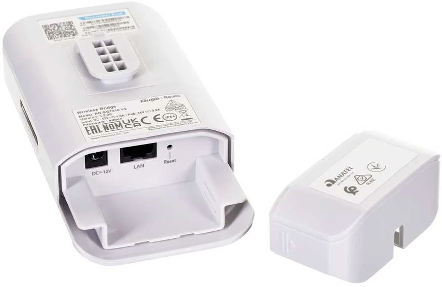 Maršrutizatorius Belaidis Bridge perdavimo įrenginys Ruijie RG-EST310 V2 (5 GHz, Dual-stream 802.11ac, 1KM)
